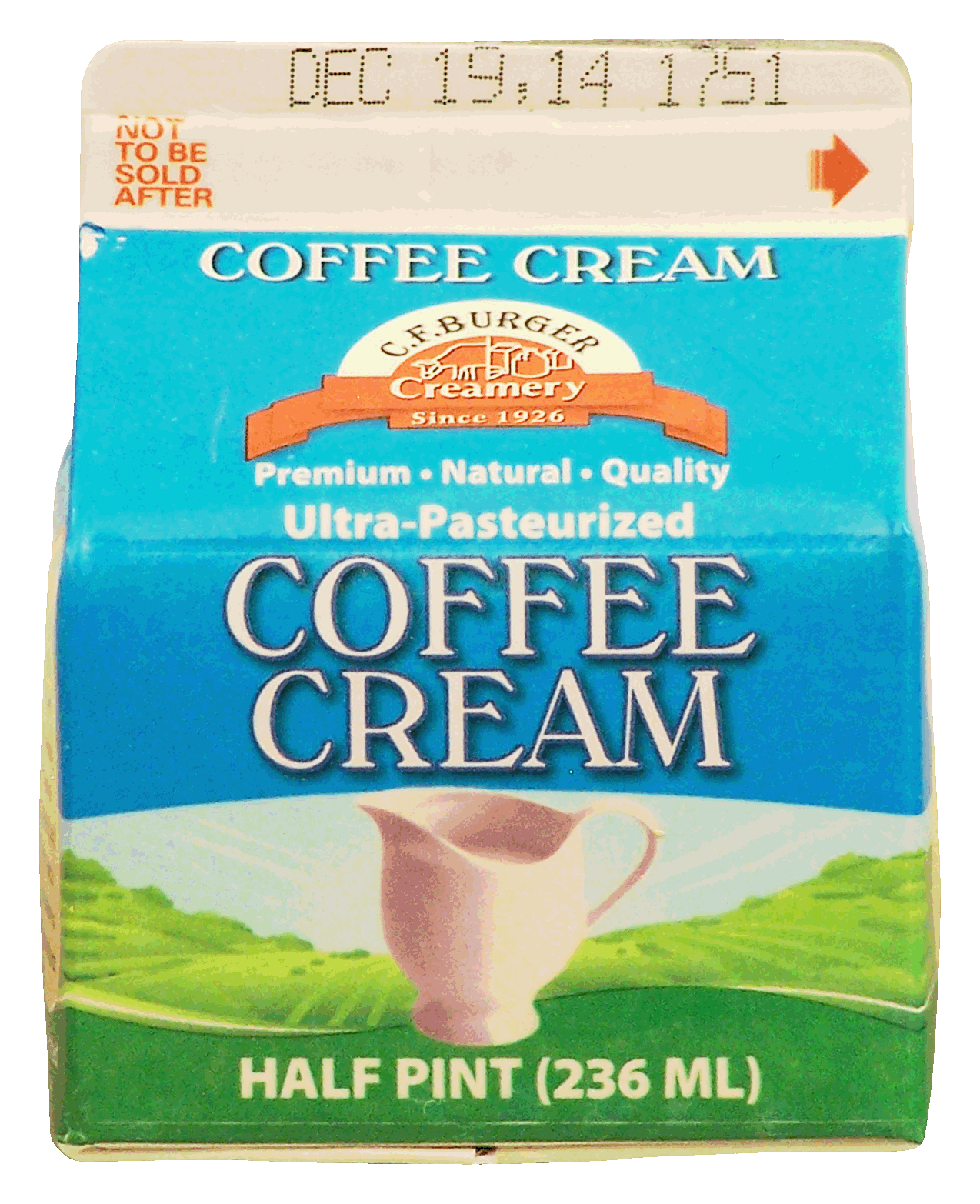 C.F.Burger  coffee cream, ultra-pasteurized Full-Size Picture